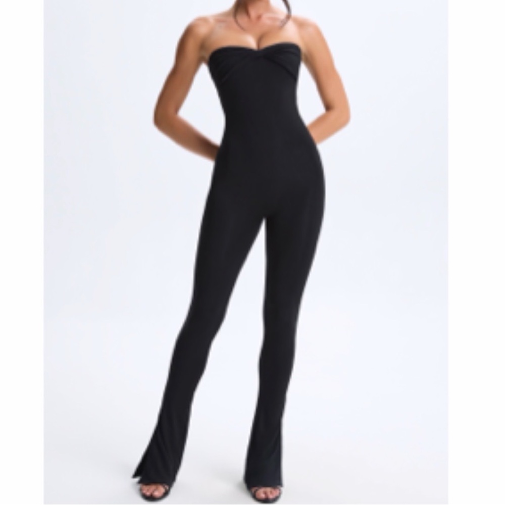 Strapless Black Jumpsuit for Women